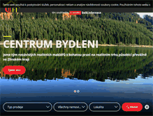 Tablet Screenshot of cbydleni.cz